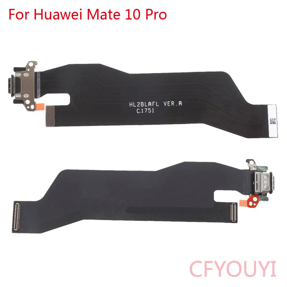 OEM USB док разъем зарядный порт гибкий кабель Замена для Huawei Mate 10 Pro|Шлейфы