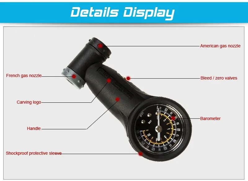 WEST BIKING измеритель давления шины для велосипеда, манометр для шин, манометр для езды на велосипеде, дорожный велосипед, насос для горного велосипеда, манометр для шин