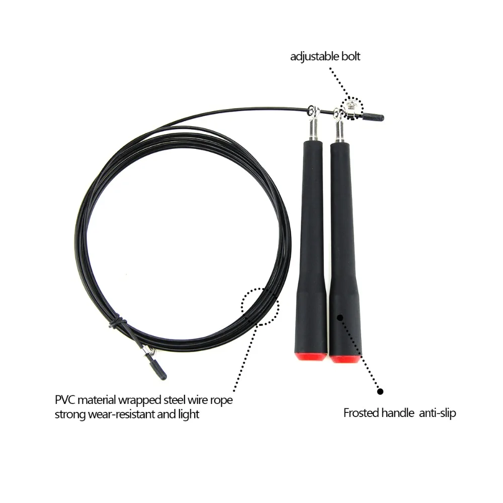 Skipping Rope Jump Rope Crossfit Gym Weight lifting Speed Rope Exercise Fitness Boxing MMA Skipping Rope Jump Rope Crossfit Gym Weight lifting Speed Rope Exercise Fitness Boxing MMA