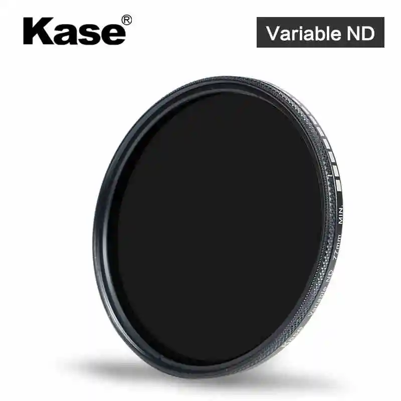 

kase 49 58 62 67 72 77 82 mm ND2-400 mold-proof waterproof 8HD fader ND lens filter tunable variable neutral density for camera