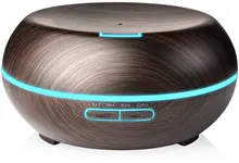 

Essential Oil Diffuser 400ml Wood Grain Aromatherapy Diffuser Ultrasonic Cool Mist Aroma Humidifier with Adjustable Mist Mode