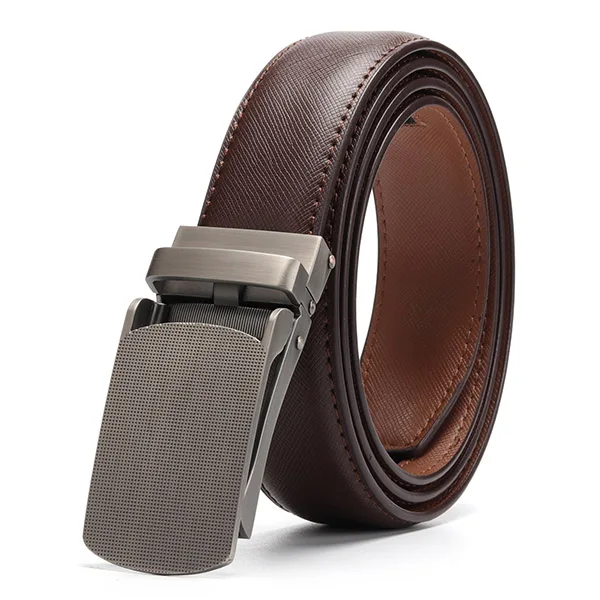 [DWTS]Belt Male Men's belt  Genuine Leather Strap luxury brand Automatic Buckle Belts For Men Belts Cummerbunds  cinturon hombre bullhide belts Belts