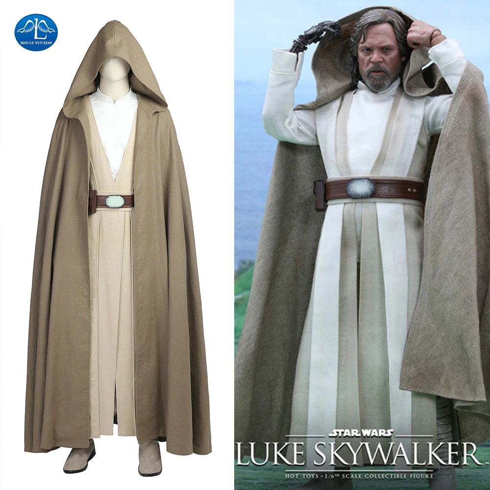MANLUYUNXIAO New Star Wars Cosplay The Last Jedi Luke Skywalker Costume