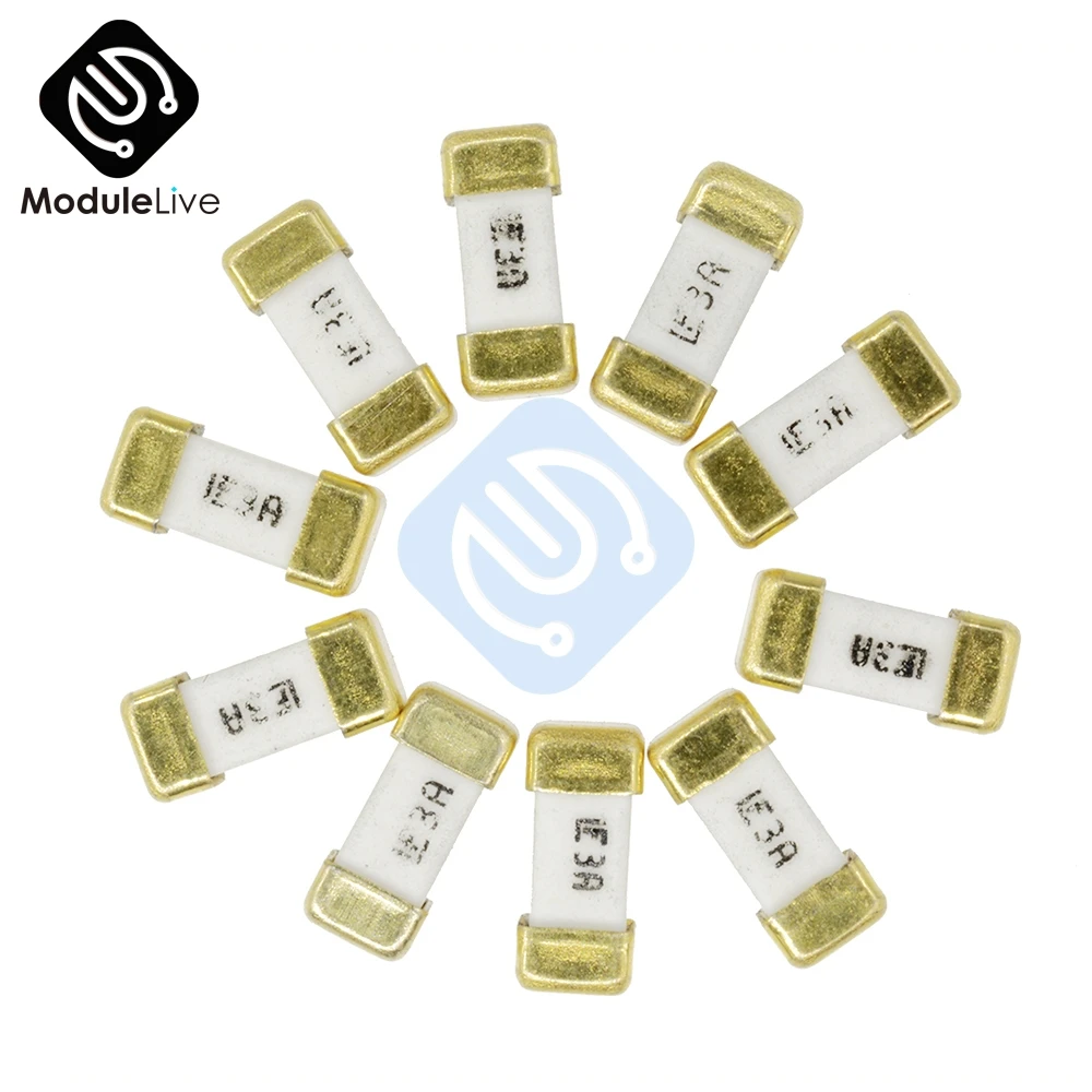 

10PCS 1808 Littelfuse Fast Acting SMD SMT 3A 125V Surface Mount Fuse