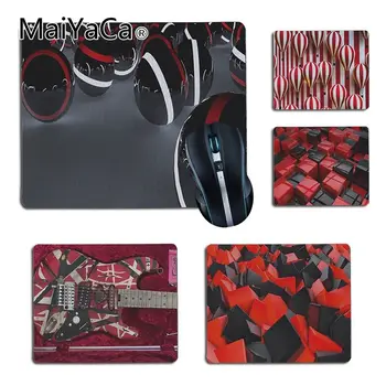 

MaiYaCa Red and black desig Office Mice Rubber Mouse Pad Size 25x29cm 18x22cm Rubber Mousemats