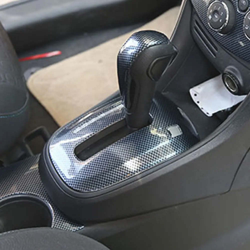 Для Chevrolet Trax ABS пластиковая внутренняя панельная Накладка для коробки передач отделка из углеродного волокна стильные декоративные аксессуары