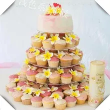 Идеально Круглые 5 ярусов акриловая чашка подставки для пирога Maypole свадьба; для торта, подставка, свадебные украшения