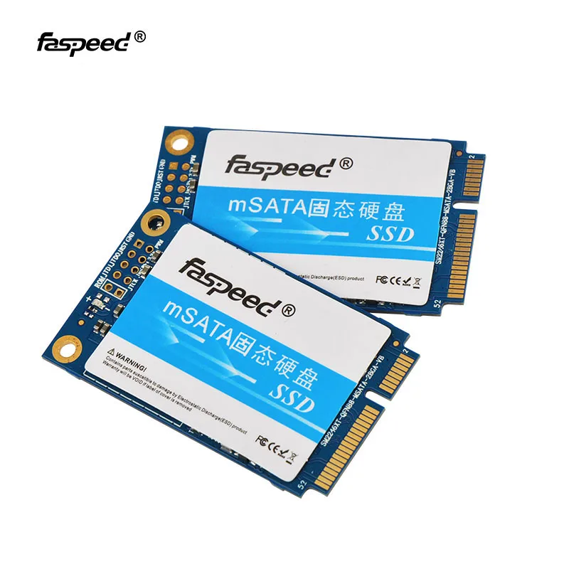 Faspeed msata SSD 60 ГБ 120 ГБ 128 ГБ 240 ГБ 256 ГБ Внутренний твердотельный диск мини SATA SSD 60 ГБ 120 ГБ 128 ГБ настольный ноутбук и т. д