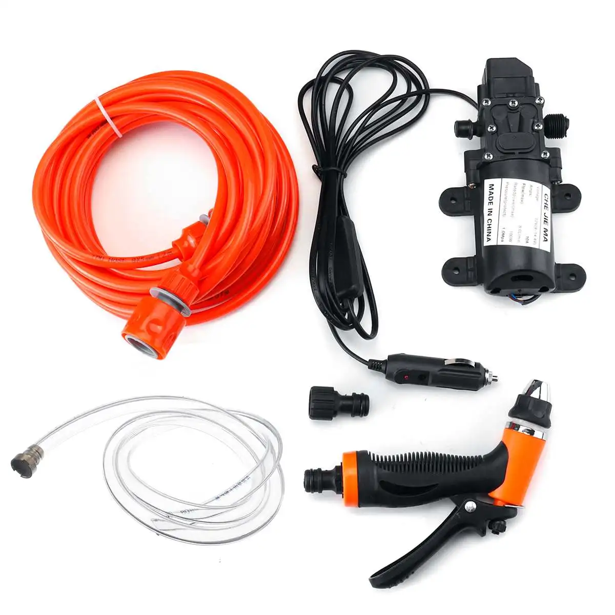 Car Wash 12V Car Washer Gun Pump High Pressure Cleaner Car Care Portable Washing Machine Electric Cleaning Auto Device