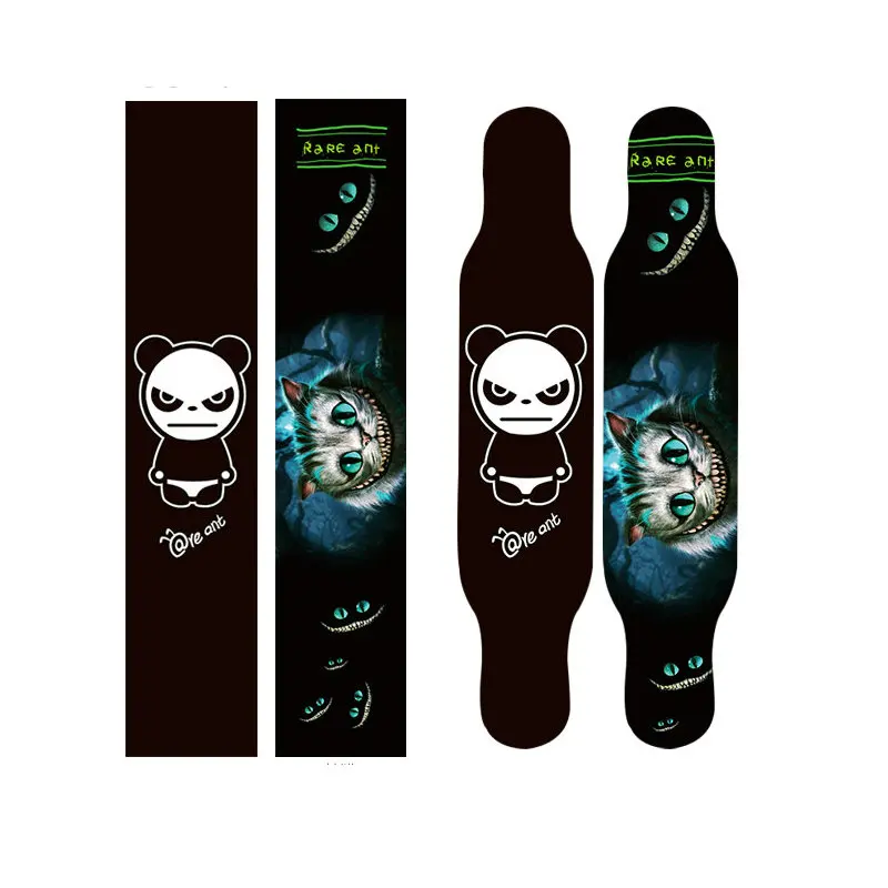 شحن مجاني 1 قطعة 24*122 سنتيمتر سميكة لوح التزلج Longboard Griptape سطح الصنفرة شريط لحام ملصق طويل مجلس الرمال ورقة شريط لحام