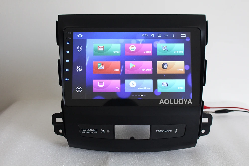 Top Aoluoya 9" IPS 4G RAM 32G RAM Octa Core Android 8.0 CAR DVD PLAYER  For Mitsubishi Outlander 2006-2011 2012 Radio GPS Navigation 4
