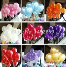 100 pcs/pack 10 дюймов гелий / латекс баллон воздушный шары надувной игрушка свадьба ну вечеринку украшение с днем рождения
