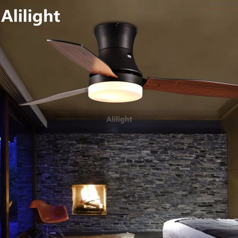 Remote Control Ceiling Fans Loft Blade Light for Ceiling Fan with Light Dining Livng Room Suspension Light 24W Led Hanging Lamp (2)