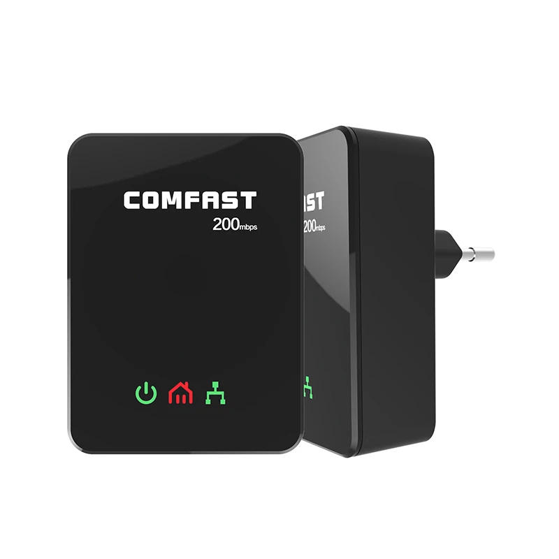 Prix pour COMFAST 200 Mbps PowerLine Ethernet Adaptateur Réseau PLC Mini Homeplug CF-WP200M Livraison gratuite une paire 2 PCS Prix pour COMFAST 200 Mbps PowerLine Ethernet Adaptateur Réseau PLC Mini Homeplug CF-WP200M Livraison gratuite une paire 2 PCS