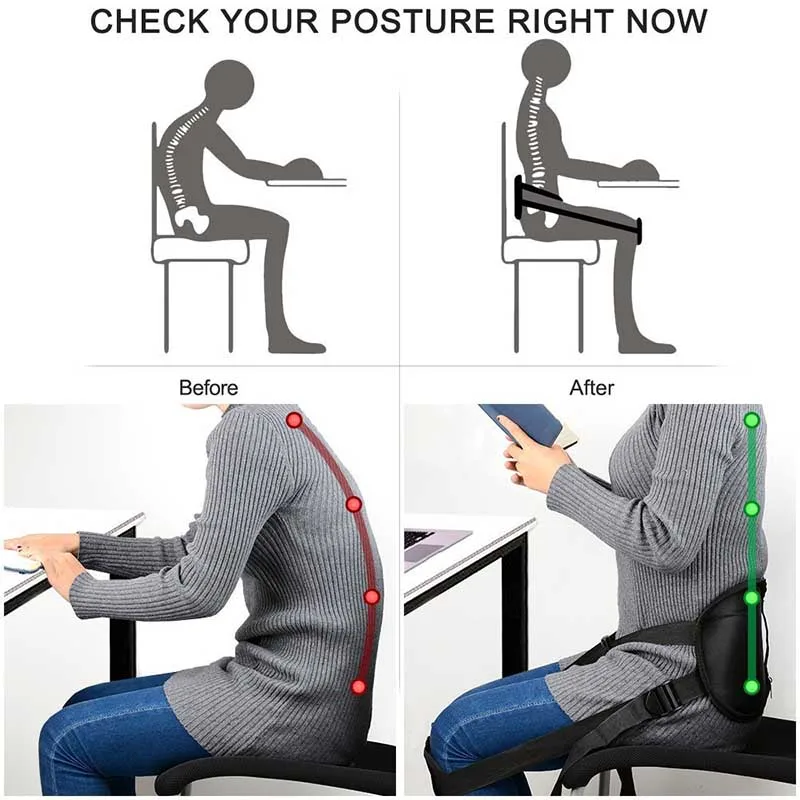 Пояс для коррекции осанки для взрослых, поддержка ключицы, защита талии, пояс для спины, Корректор осанки