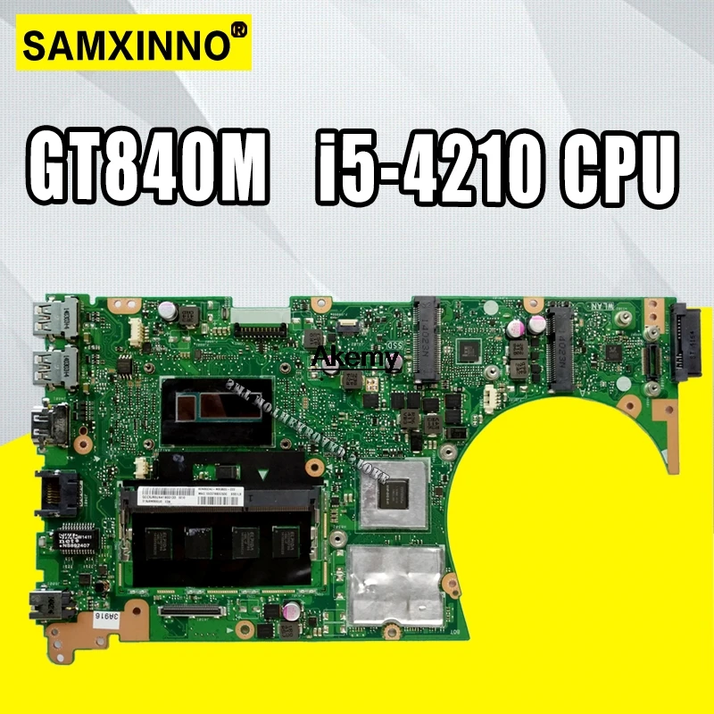 Отправка платы + S551LN материнская плата для ноутбука For Asus V551L S551L S551LB R553L с GT840M 4 Гб RAM