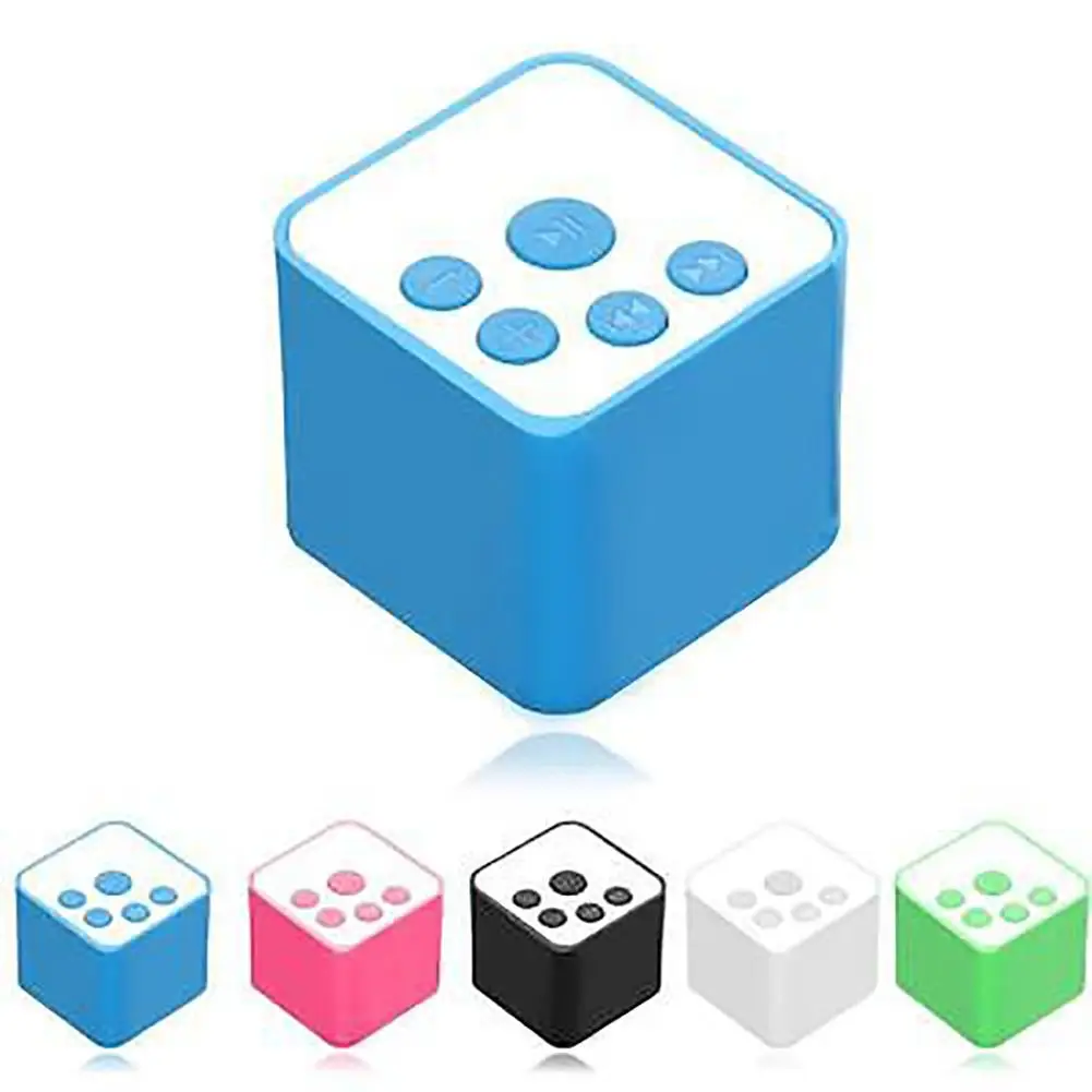 

Portable Cubic Outdoor Stereo Wireless Mini Speaker TF Card FM Radio MP3 Player Good quality