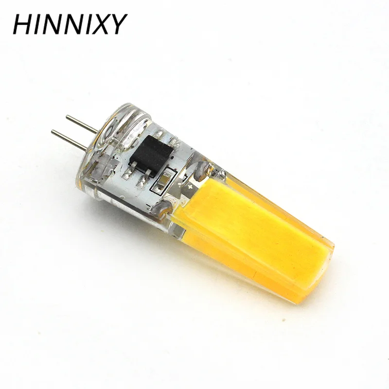 Hinnixy 5 шт./лот диммируемая светодиодная COB G4 лампа G9 лампочка свет настоящий 2 8 Вт