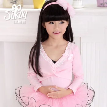 

Kelly Kids Cotton Dance Jacket Long Sleeve Dance Jacket Top Coat