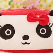 Мультфильм розовый panda 20 см плюшевые кошелек для монет сумка кошелек сумка; ручная карман кошелек сумка сумочка