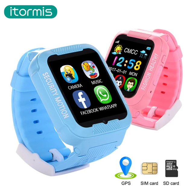 Itormis niños GPS Smart Watch teléfono Smartwatch tarjeta