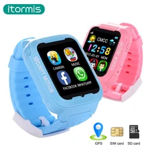 

2017 New Arrival itomis W56 Kids Bluetooth Smartwatch children GPS LBS AGPS smart baby watch support SIM TF card for IOS Android