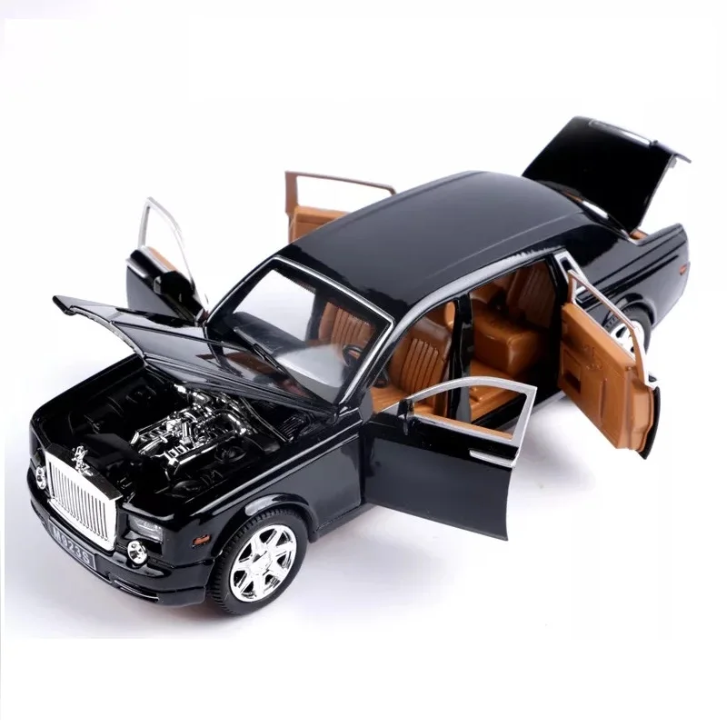 Koop 1 24 Grote DieCasts Luxe Auto Model Collectiion L = 20Cm Display W 6 Te Openen Deuren Mooi Schilderij Pull back   Terugkeer Power