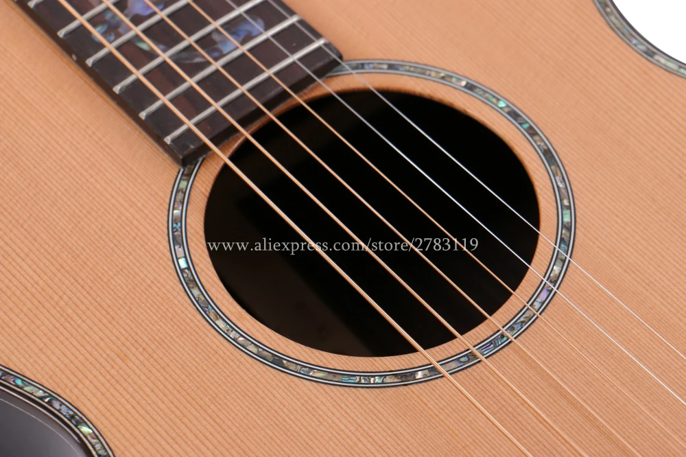 Professional 38 Inch Acoustic Guitar,With Solid Cedar Top/Solid Rosewood Body, guitars china With Hard case,Nature Gloss Professional 38 Inch Acoustic Guitar,With Solid Cedar Top/Solid Rosewood Body, guitars china With Hard case,Nature Gloss