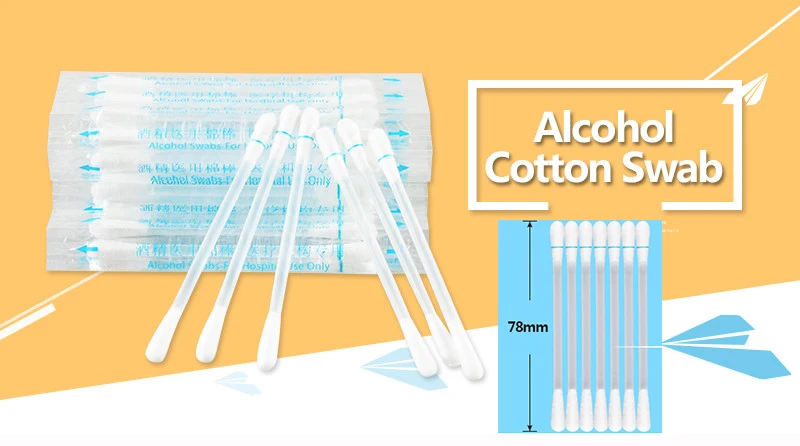 50pcs Disposable Medical Alcohol Cotton Stick Bar Alcohol Disinfected Cotton Swab Outdoor Travelling Family First Aid Supplies (6)