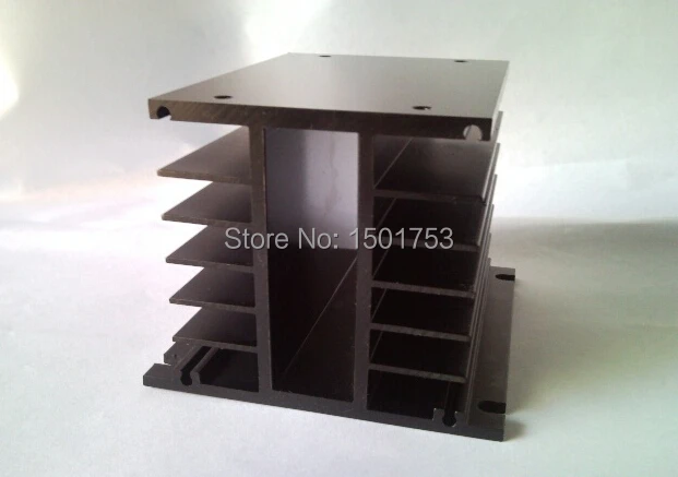 

H shape 150*100*80mm Aluminum Single Phase Solid State Relay SSR Heat Sink