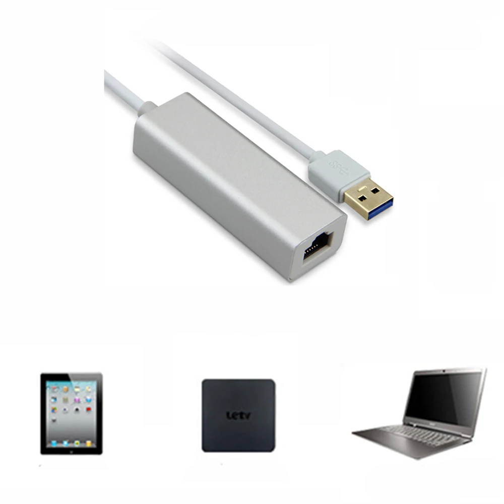 10/100/1000 Мбит/с RJ45 к USB 3,0 внешний сетевой адаптер Gigabit Ethernet сетевой конвертер для ноутбука