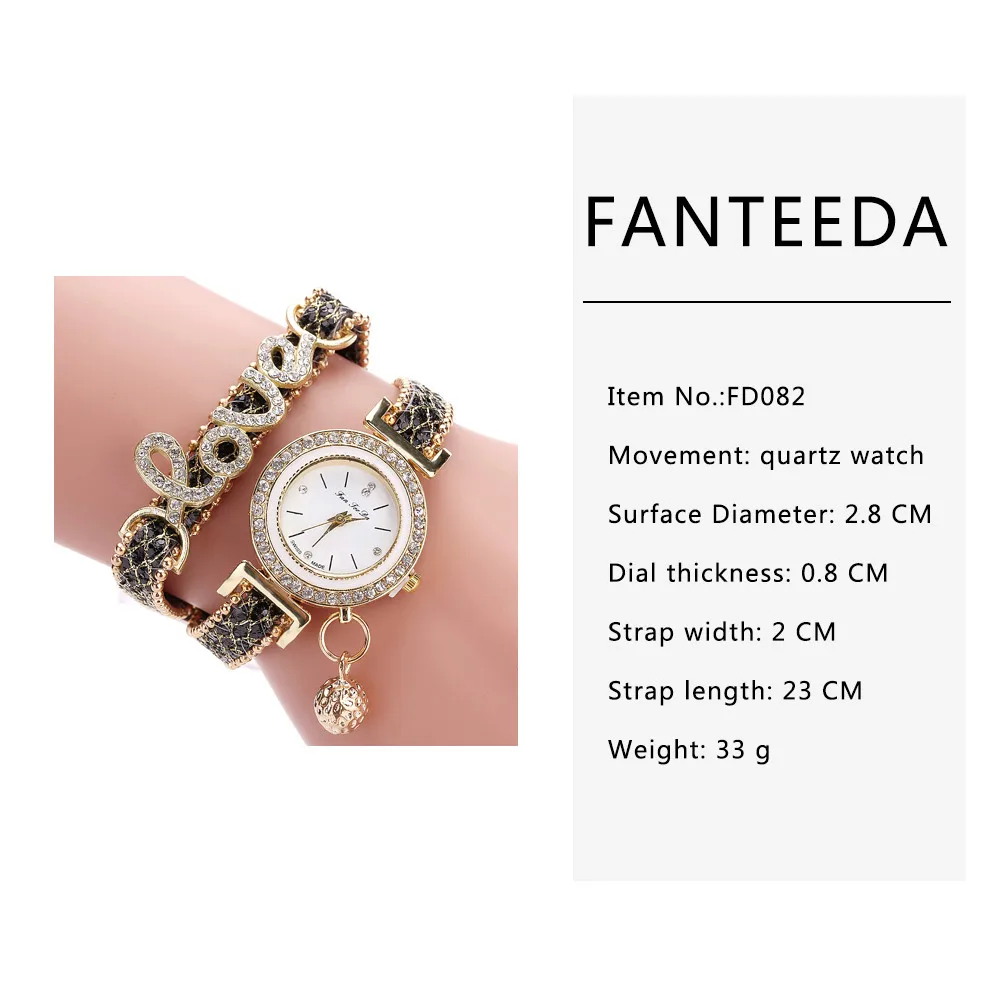 Часы женские кварцевые с кожаным ремешком люксовые аналоговые наручные часы от
