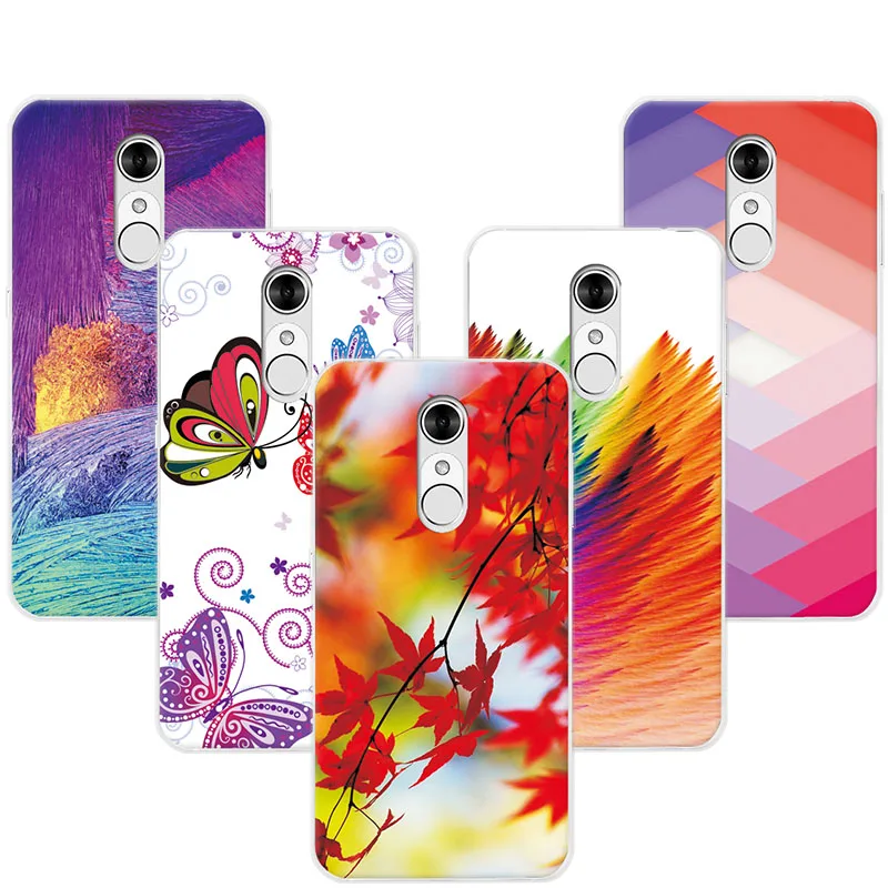 

adlucky Case For ZTE Blade A910 BA910t a 910 Back Cover TPU Exotic Style Painted Phone Case Covers For ZTE A910 BA910 Blade 5.5"