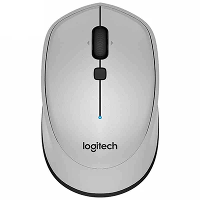 Беспроводная мышь logitech M336, симметричный дизайн, Bluetooth, цветная мышь, 1000 dpi, оптическая, для офиса и дома - Цвет: Gray without package