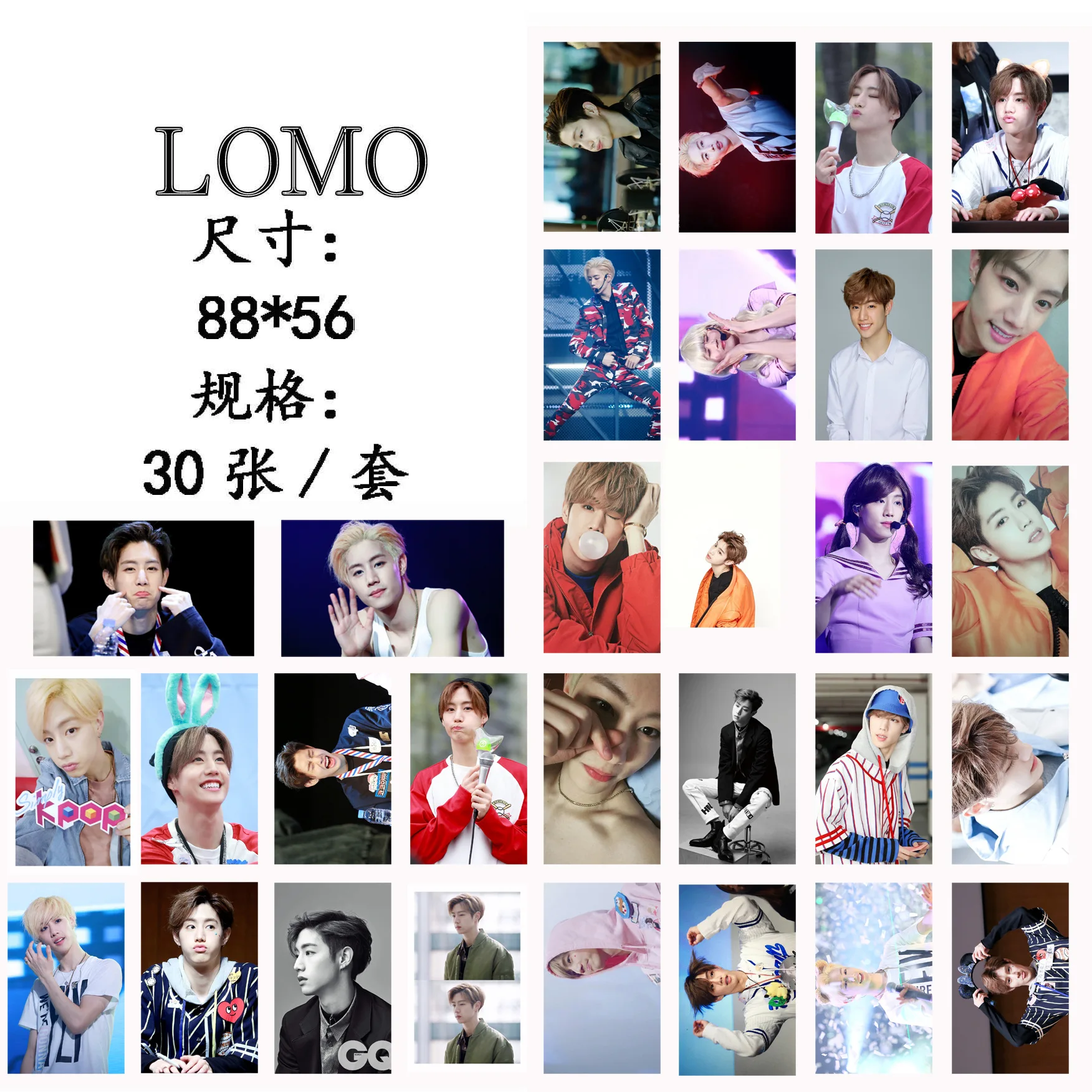 Новинка 30 шт./компл. KPOP GOT7 FLY MARK один альбом HD Фотокарта ПВХ самодельная LOMO|Набор