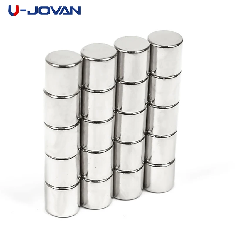 

U-JOVAN 20pcs 5*5mm N35 Super Strong Powerful Small Round Rare Earth Neodymium Disc Magnets 5 x 5 mm