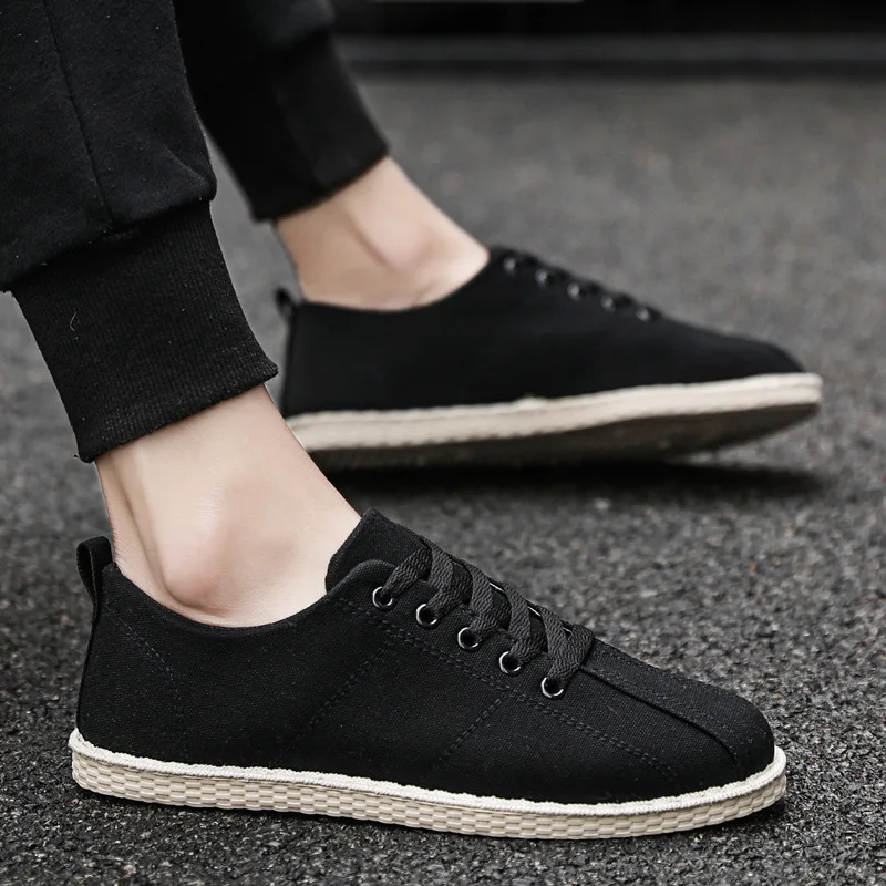 

2019 Hot Sell Vulcanize Shoes Men Spring Autumn Lace-Up Fashion Casual Sneakers Men Vulcanize Shoes