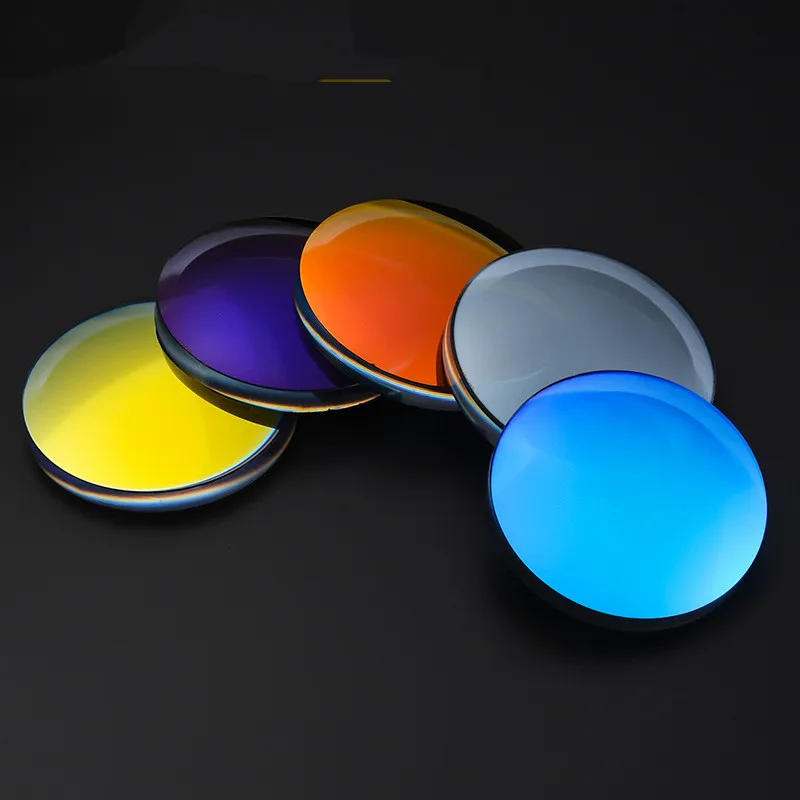 

1.61 Ultra thin Polarized lenses Colorful Reflective Myopic lenes Anti-UV Goggles Nearsighted Degree lenses Custom made