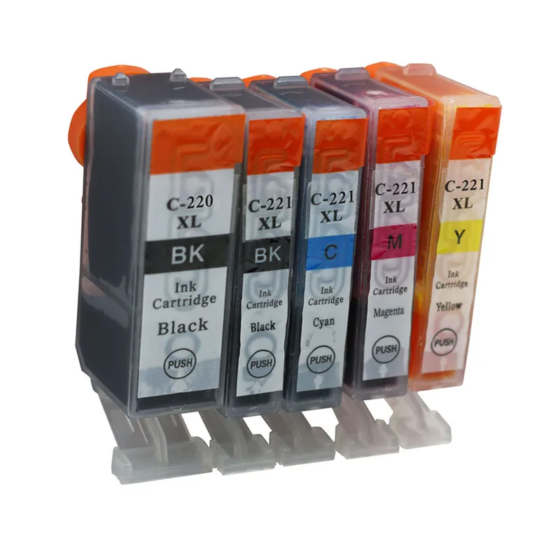 PGI 220 CLI 221 Замена чернильных картриджей для принтера Canon Pixma MP640 MP640R MP980 MP990 IP4600 IP4700