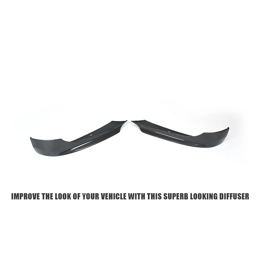 Paragolpes de labios delanteros Spoiler para BMW 325i 335i E90 LCI Sedan 4-puerta 2009-2012 delantal Winglets aletas de fibra de carbono/FRP