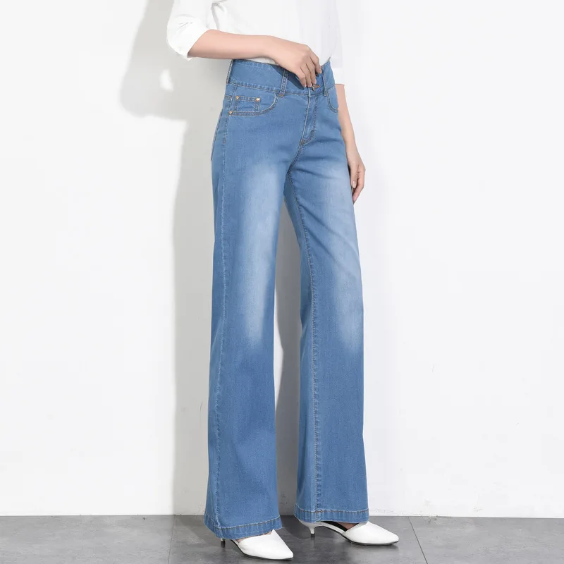 high waisted wide leg jeans plus size