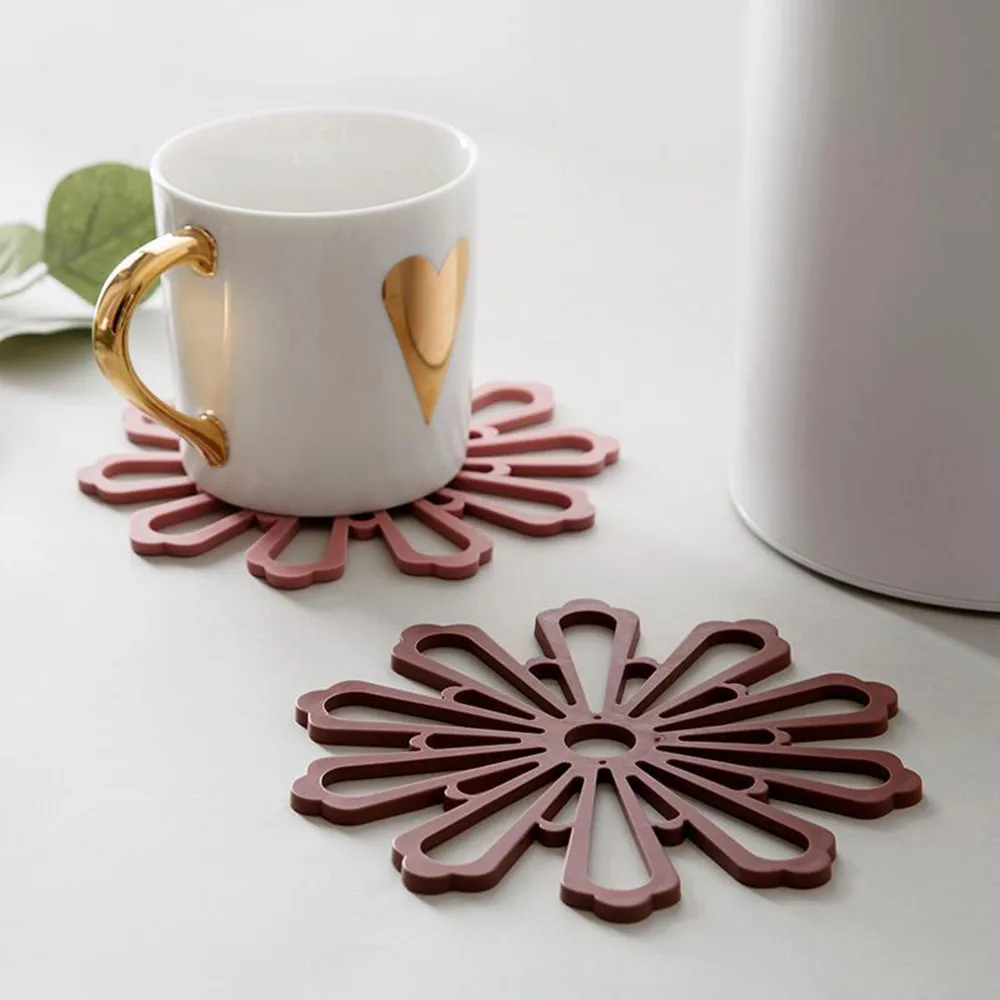 

Hollow Coaster Mat Pad Cushion Drinks Tea Cup Tableware Placemat Decoration table mat for dining table posavasos