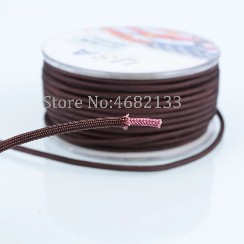 

3pcs/lot 2mm 2.5mm DIY Jewelry Componen Cords Rope/Cord/String/Thread Famous High quility non-fading Polyester Knot Macrame