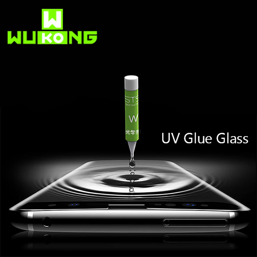 

2pcs Screen Protector For Samsung Note9 S8 S9 Plus S10e Curved Tempered UV Glass Liquid Full Glue for Huawei P30 Pro mate 20 pro