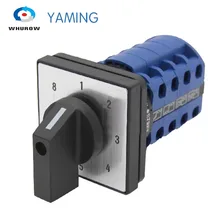 Yaming electric LW39B-16/4 переключение поворотный переключатель cam 660V 16A 4 полюса 8 позиции 16 терминалов для мотора контроллера LW26