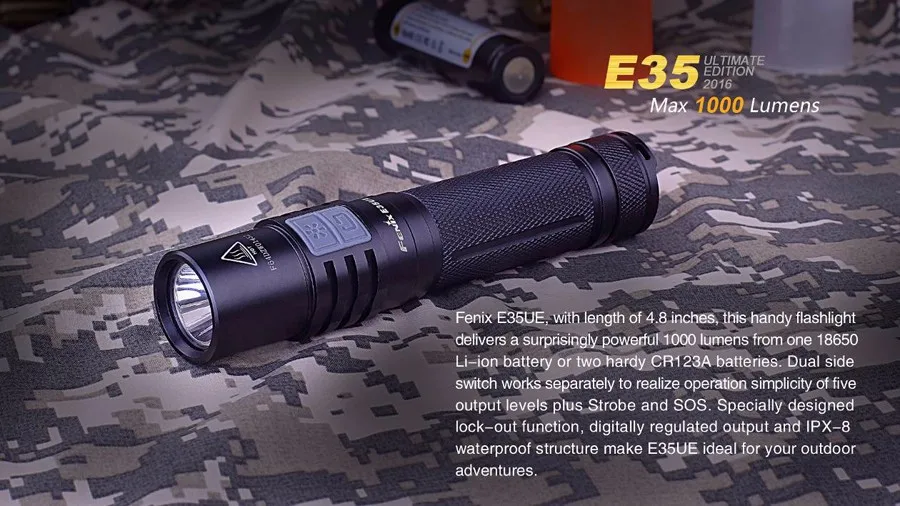 Fenix E35 UE Ultimate Edition CREE XM-L2 U2 светодиодный фонарик 1000 люмен