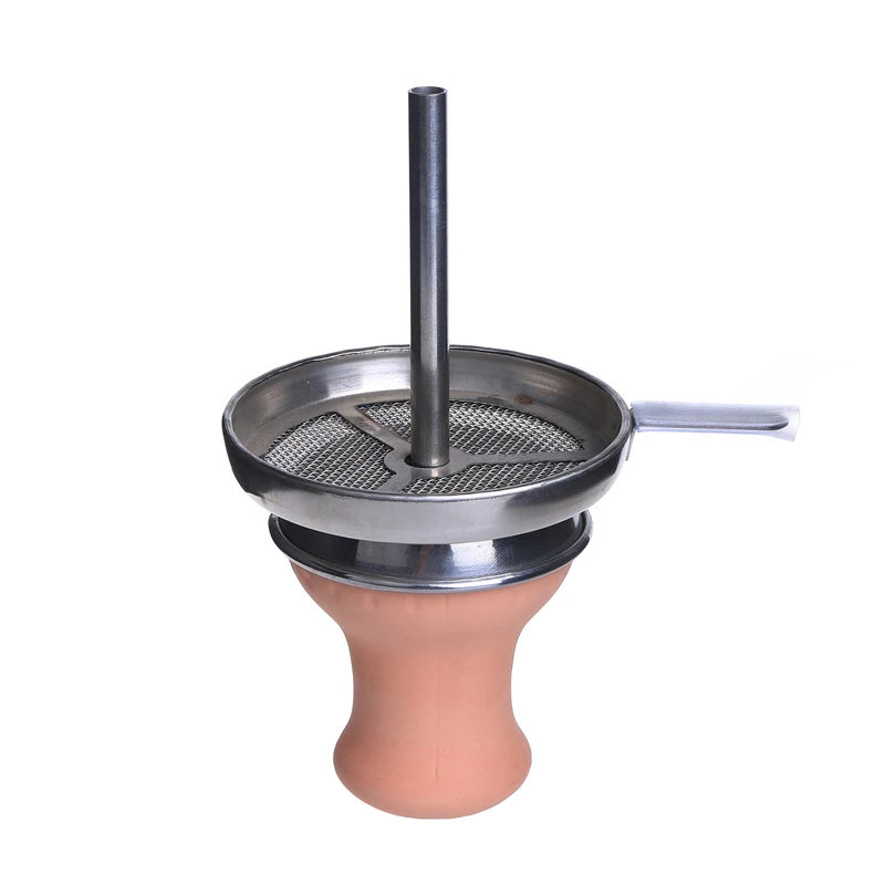 Smoking Dogo Shisha Clay Bowl Hookah Bowls with Charcoal Holder with