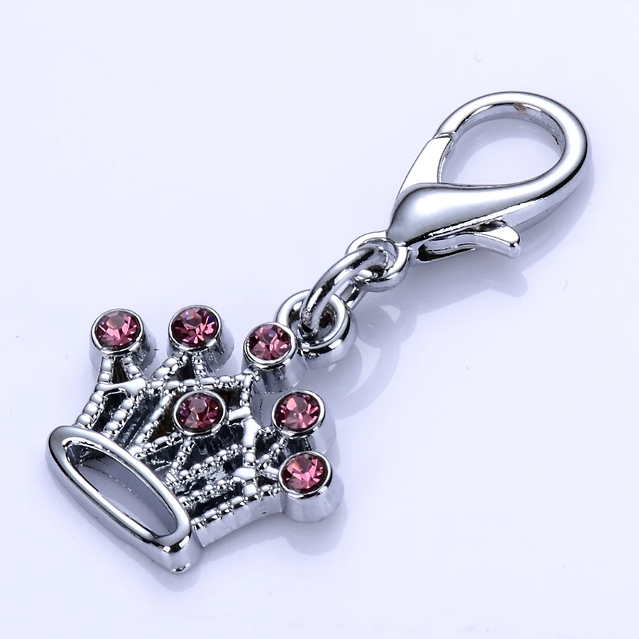 

Rhinestone Dog Tags Pendant Dog Collar Charm Lobster Clasp Jewelry Necklace Accessories Pet Products For Dogs
