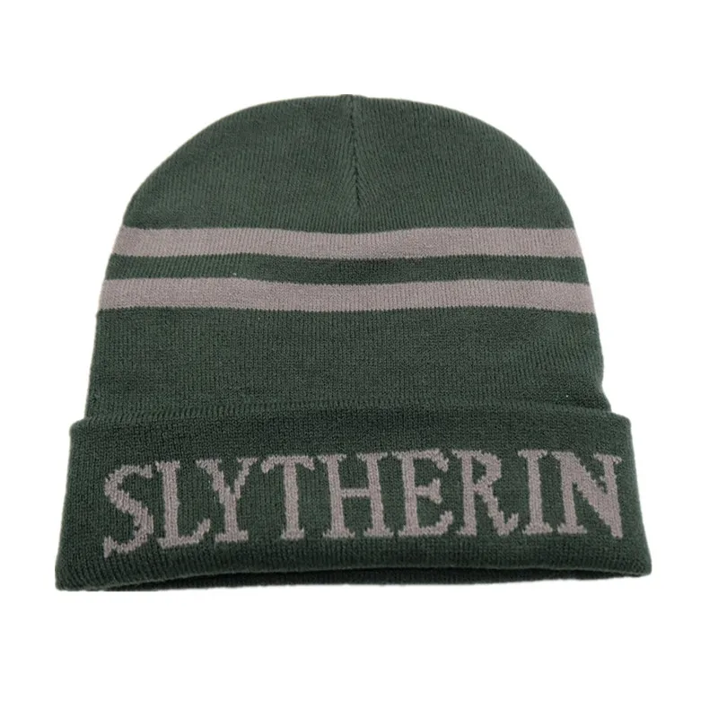 Slytherin cap6 Шапки для взрослых детей Галстуки Гриффиндор Слизерин Hufflepuff Кепка Когтевран шарфы Косплей костюмы Гермиона для мужчин женщин мальчиков и девочек шарфы - Цвет: Slytherin cap6