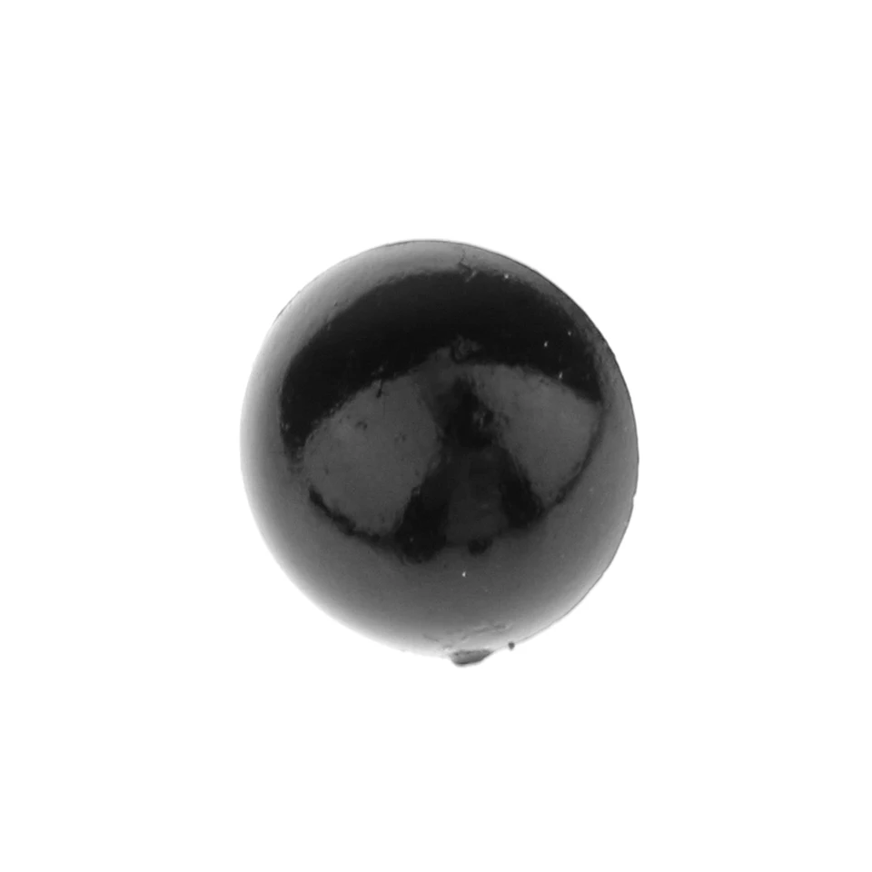 100Pcs Mushroom Button Domed Sewing Animal Eyes Doll DIY Craft Black